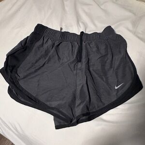 Nike Black Athletic Shorts with Elastic Waistband